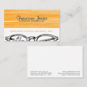 Brillen Eyeslijtage Optometry Vision Scratchy Visitekaartje (Voorkant / Achterkant)