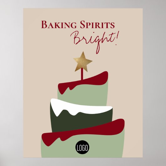 Brillen humor kerst poster (Voorkant)