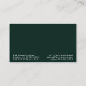 Brillen Oogaandoeningen Visitekaartje (Achterkant)