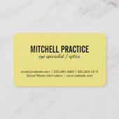 Brillen Visitekaartje (Achterkant)