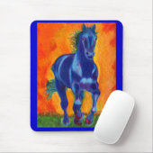 Brillian Blue Horse Muismat (Met muis)