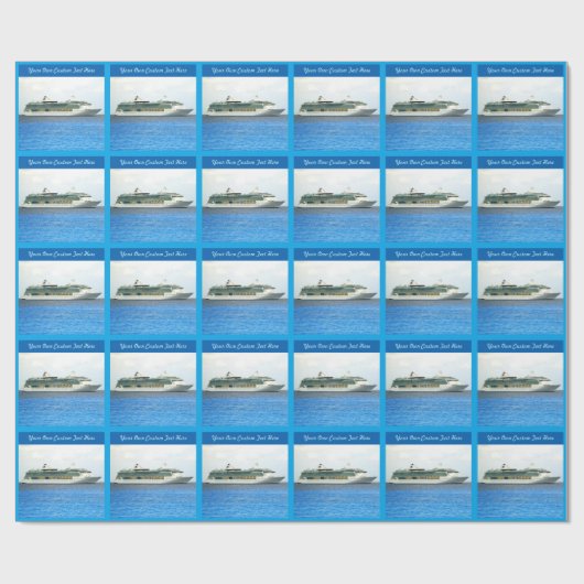 Brilliance in de Caymans Custom Cadeaupapier (Vlak)