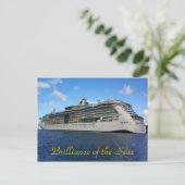 Brilliance of the Zeeen - Royal Caribbean Briefkaart (Staand voorkant)