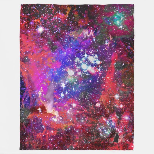 Brilliance Star Field Fleece Deken (Voorkant)