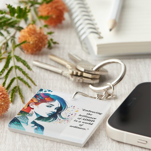 Brilliance van ADHD * Dr.Anders Osborne Ph.D Sleutelhanger (Voorkant Rechts)