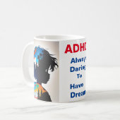 Brilliance van ADHD Koffiemok (Voorkant links)