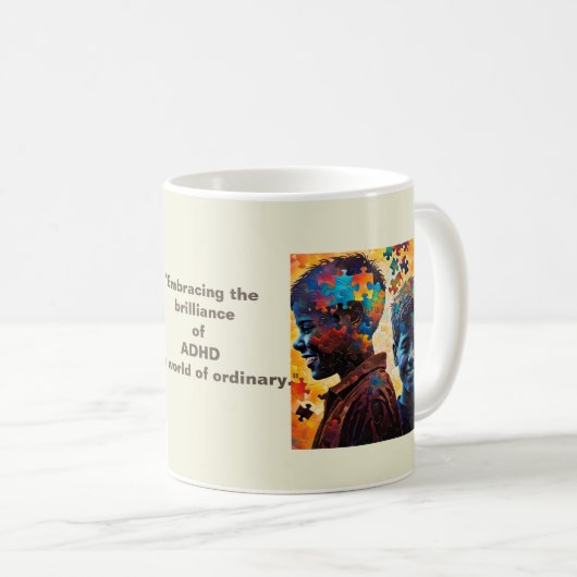 Brilliance van ADHD Koffiemok (Voorkant rechts)