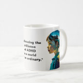 Brilliance van ADHD Koffiemok (Voorkant rechts)