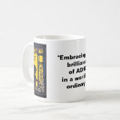 Brilliance van ADHD Koffiemok (Voorkant links)