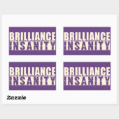 BRILLIANCE VS INSANITAIRE stickers (Vel)