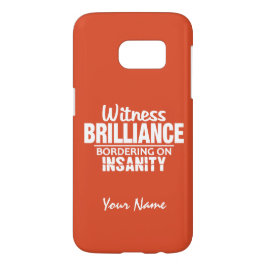 BRILLIANCE VS INSANITY aangepaste naam & kleur hoe iPhone 16 Plus Hoesje