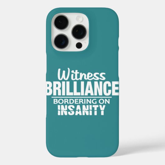 BRILLIANCE VS INSANITY custom Motorola hoesje (Achterkant)