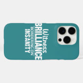 BRILLIANCE VS INSANITY custom Motorola hoesje (Achterkant (horizontaal))