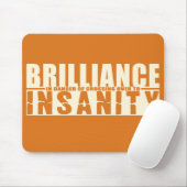 BRILLIANCE VS INSANITY custom mousepad Muismat (Met muis)