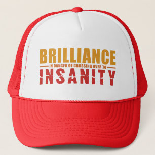 BRILLIANCE VS INSANITY-pet - kies stijl en kleur Trucker Pet