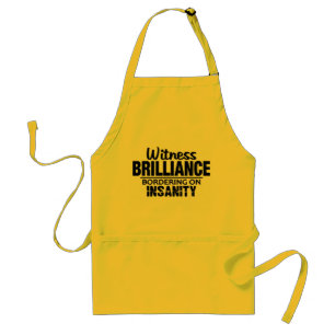BRILLIANCE VS INSANITY schort - kies stijl, kleur