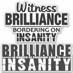Brilliance vs. stickers met onhygiëne