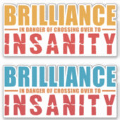 Brilliance vs. stickers met onhygiëne (Voorkant)