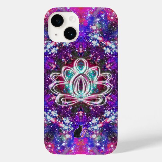 Brilliance Zen Lotus Hoesje-Mate iPhone Case (Achterkant)