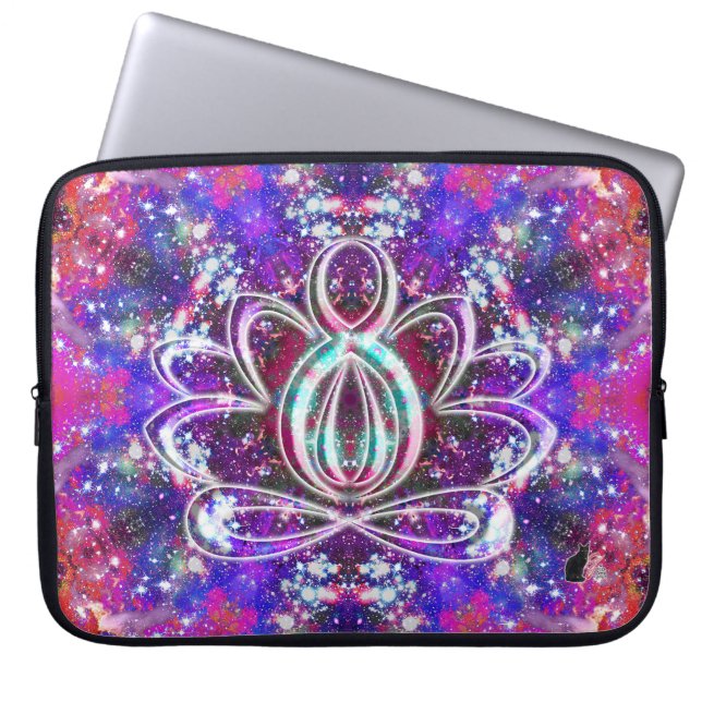 Brilliance Zen Lotus Laptop Sleeve (Voorkant)