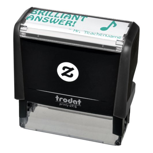 BRILLIANT ANTWOORD! Bevestiging Rubberstempel Zelfinktende Stempel (Product)