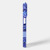 Brilliant Blue Hydrangea Floral iPhone X Case (Achterkant / Rechts)