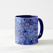 Brilliant Blue Hydrangea Inspirational Mug Mok (Voorkant rechts)