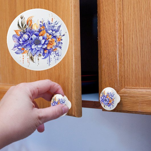 Brilliant Bright Boeket Keramische Knop