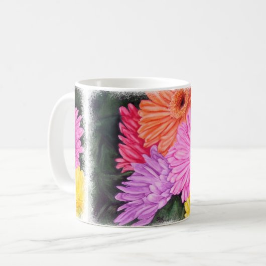 BRILLIANT-COLORED GERBER DAISIES CLASSIC MOK (Voorkant links)