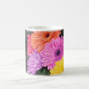 BRILLIANT-COLORED GERBER DAISIES CLASSIC MOK
