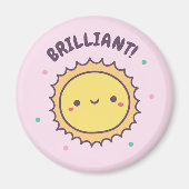 Brilliant Cute Sun Kinder Motivatie Magneet (Voorkant)