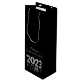 Brilliant Diamonds Luxe 2023 Wijn Cadeautas (Voorkant Gekanteld)