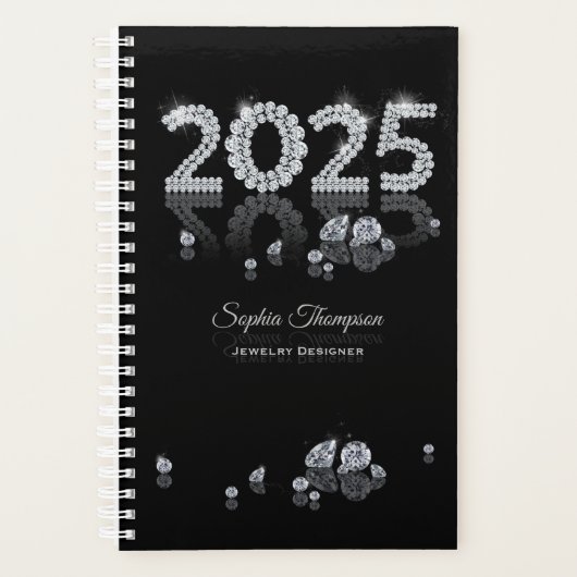 Brilliant Diamonds Luxe 2025 Nieuwjaar Planner (Voorkant)