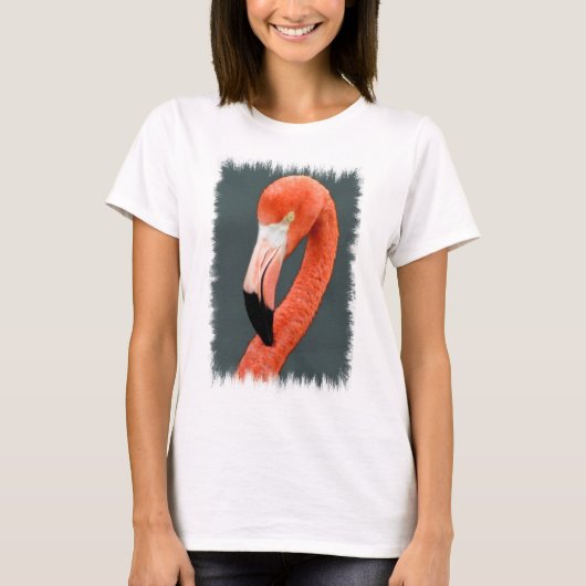 Brilliant Flamingo Long Sleeve T-Shirt (Voorkant)