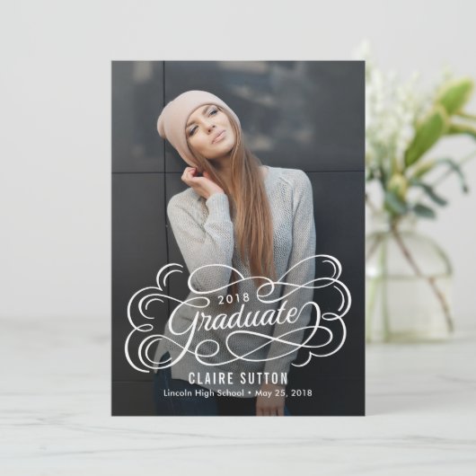 Brilliant Future Afstuderen aankondigingsuitnodigi Kaart (Staand voorkant)