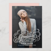 Brilliant Future Afstuderen aankondigingsuitnodigi Kaart (Voorkant / Achterkant)