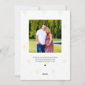 Brilliant Glow Custom Groet Vakantie Fotokaart Feestdagenkaart (Achterkant)