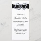 Brilliant Hearts: Black Ribbon en Diamond Programm Programmakaart (Voorkant)