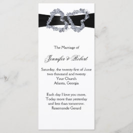 Brilliant Hearts: Black Ribbon en Diamond Programm Programmakaart