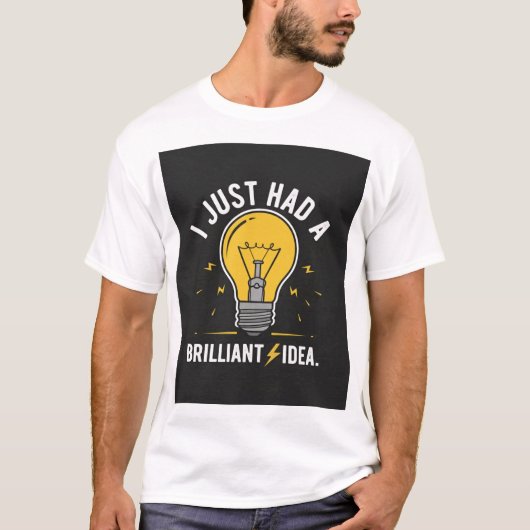 Brilliant Idea Lightbulb Electrical Engineer Gift T-shirt (Voorkant)