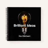 Brilliant Ideas Inventor Artiest Spiral Notitieboe Notitieboek (Voorkant)