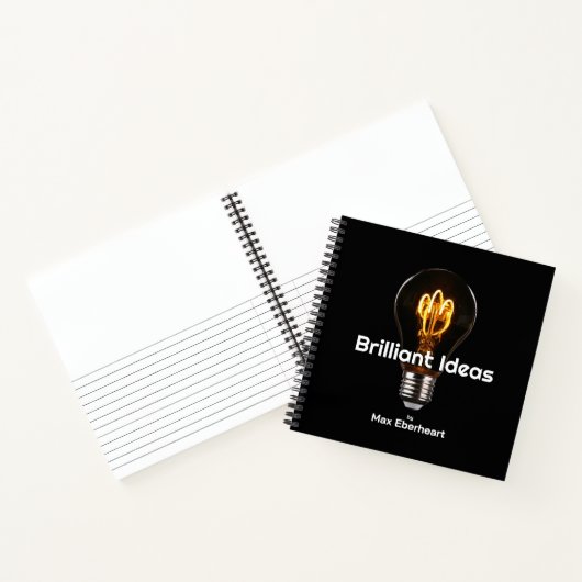 Brilliant Ideas Inventor Artiest Spiral Notitieboe Notitieboek (Binnen)