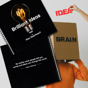 Brilliant Ideas Inventor Artiest Spiral Notitieboe Notitieboek