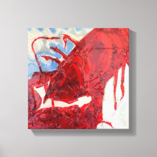 Brilliant Maine Lobster Canvas Afdruk (Voorkant)