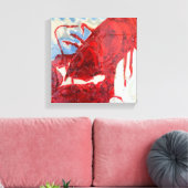 Brilliant Maine Lobster Canvas Afdruk (Insitu (Woonkamer))