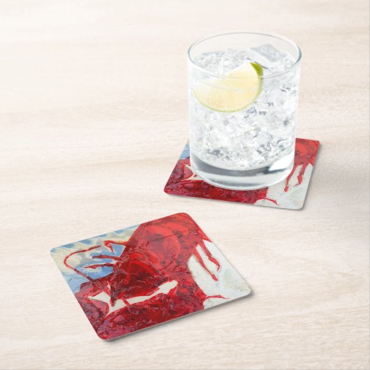 Brilliant Maine Lobster Kartonnen Onderzetters (Insitu)