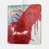 Brilliant Maine Lobster Keramisch Ornament (Links)