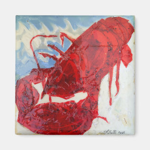 Brilliant Maine Lobster Magneet