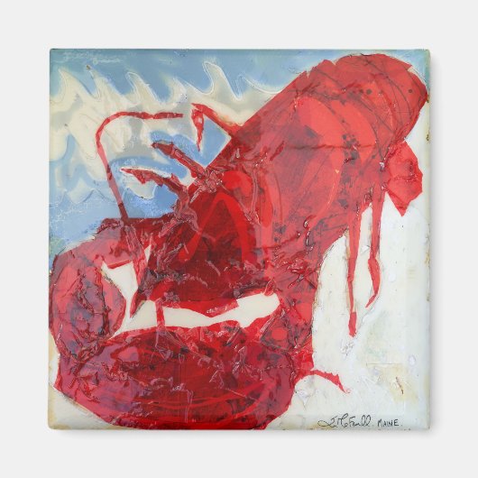 Brilliant Maine Lobster Magneet (Voorkant)