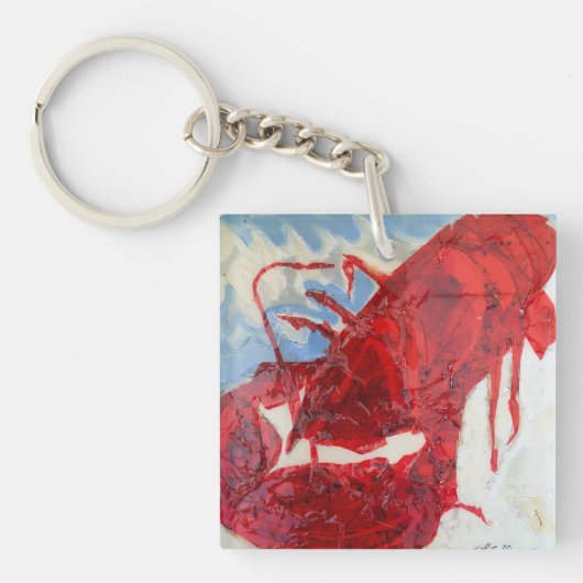 Brilliant Maine Lobster Sleutelhanger (Voorkant)